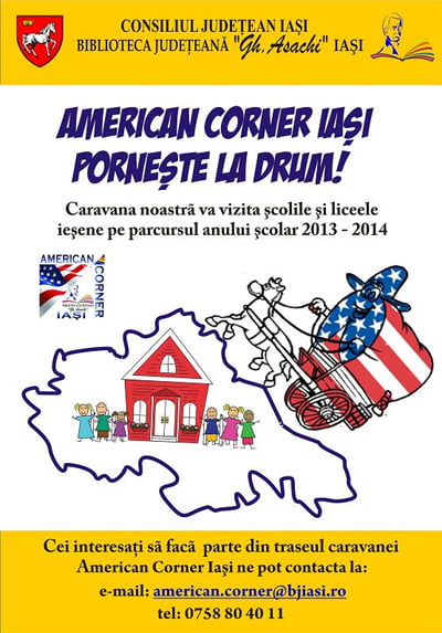 American Corner Iași pornește la drum!
