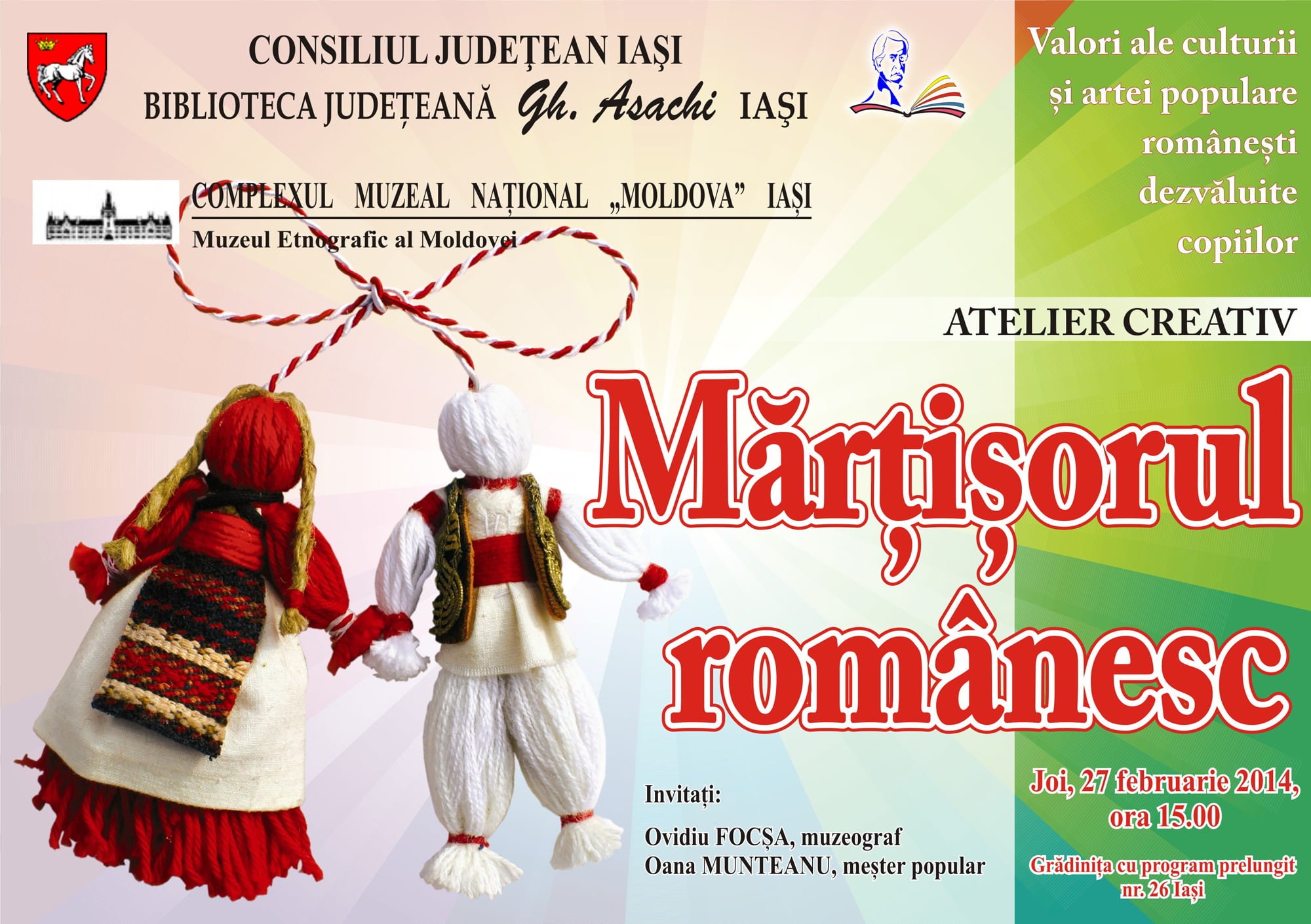 Mărţişorul românesc – Atelier creativ