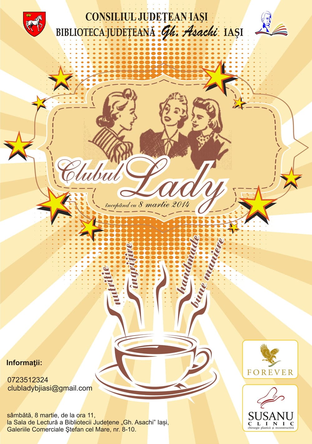 Clubul LADY – începând cu 8 martie 2014