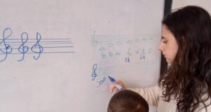 Citim, desenăm, cântăm – Portative muzicale