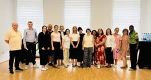 „Library Bridges”: vizită de studiu la Biroul Regional al Organizației Internaționale pentru Migrație (OIM) Cluj-Napoca
