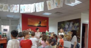 Vizită la bibliotecă